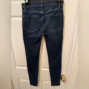 FRAME Le Skinny de Jeanne Skinny Jeans Distressed Cuffs Size 26